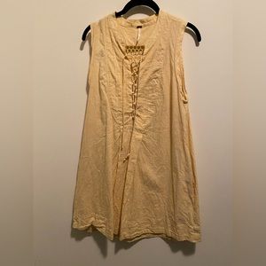Free People Linen Shift Dress